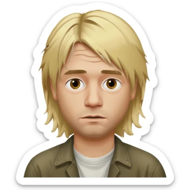 kurt cobain sticker