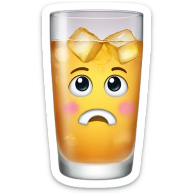 highball in highball glass sticker
