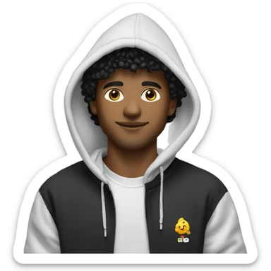 AD Laurent on a hoodie  sticker