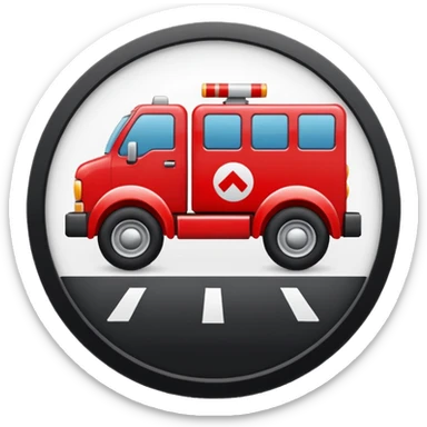 towing zone icon sticker