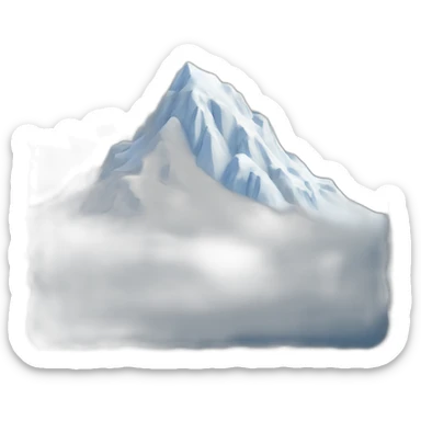 Snow mountain  sticker
