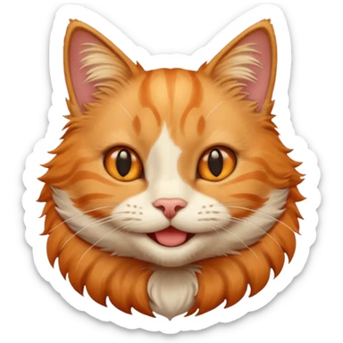 Gatto che sorride sticker