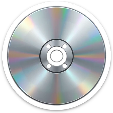 CD disk sticker