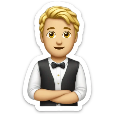 Louis 14 avec un iPhone  sticker