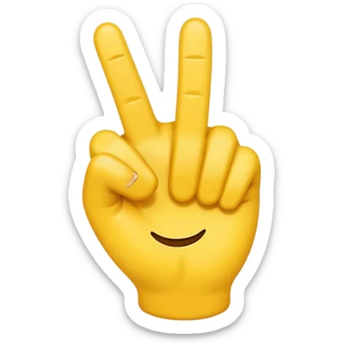 Emoji with a fuck you finger sticker