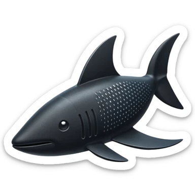 The underwater fin sticker
