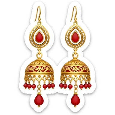 Jhumka emoji sticker