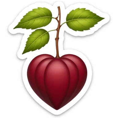 HAZ UNA lista de objetivos en color vinotinto/rojo carmesí brillante, con hojas blancas sticker