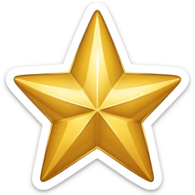 4.5 stars with the 5th star half of it filled sticker