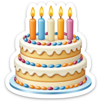 Birthday sticker