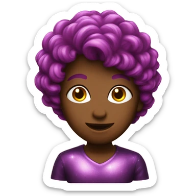 dark red heart with sparkle sticker