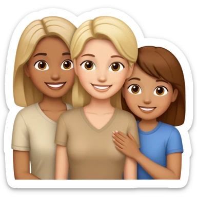 Mommies of 3 boys  sticker