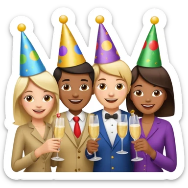 Hacer felices a los demás es nuestra razón para trabajar duro sticker