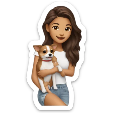 ZENDAYA WITH POMCHI sticker