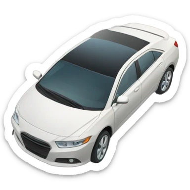 car on road sticker