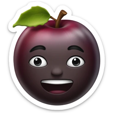 Manzana negra  sticker