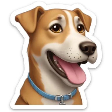 Perro ladrando  sticker