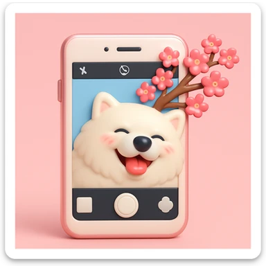 Create a 3D iOS-style emoji based on the provided reference image. The emoji should have a clean, rounded, and polished 3D appearance, similar to the iOS emoji design language. Ensure the emoji has a slight glossy finish, soft shadows, and vibrant colors. The design should be simple, expressive, and easily recognizable, adhering to the characteristic iOS emoji aesthetic. sticker