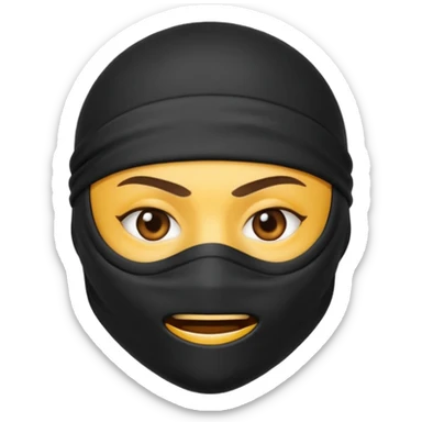 Hazme un emoji de ninja enojado sticker
