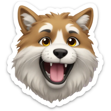 Furry sticker