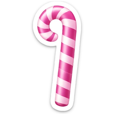 pink candy cane with pink ིྀ  sticker