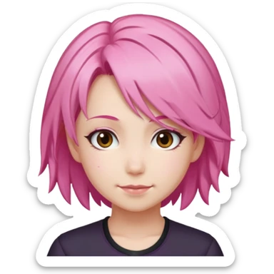 Mitsuri Kanroji, ultra détaillé, sourire narquois, mitsuri Kanroji hairstyle  sticker