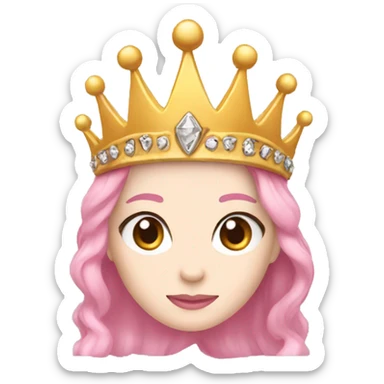 Princess crown sticker