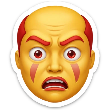 Temper Tantrum Emoji  sticker
