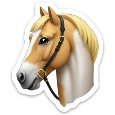 Le cheval Palomino. sticker
