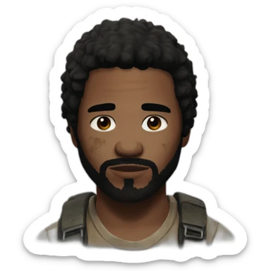 Elie from the Last of us sticker