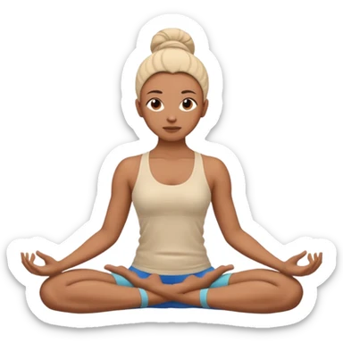 yoga sticker