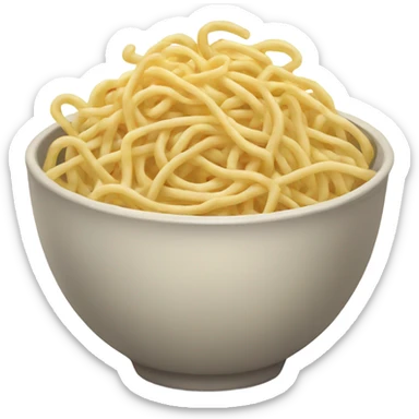 Bowl of noodles  sticker