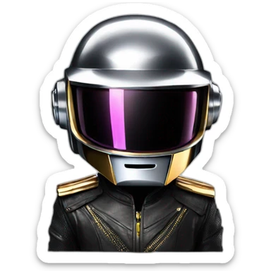Daft Punk Guy Man sticker