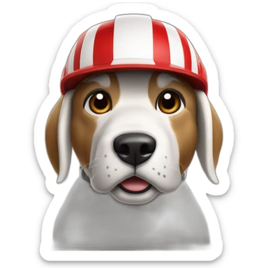 Herbie the husker university of Nebraska mascot sticker