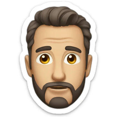 Menton james sticker