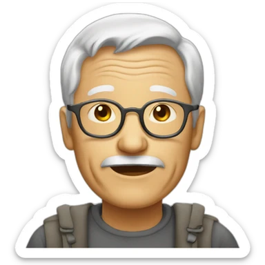 Old people 10000 sticker