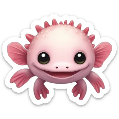 Axolotl sticker