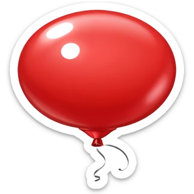 Balloon sticker
