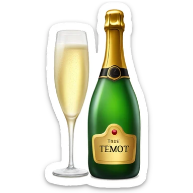 Champagne  sticker