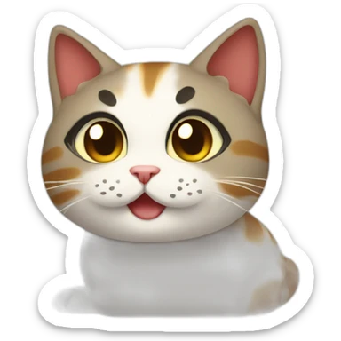 Shushi cat sticker