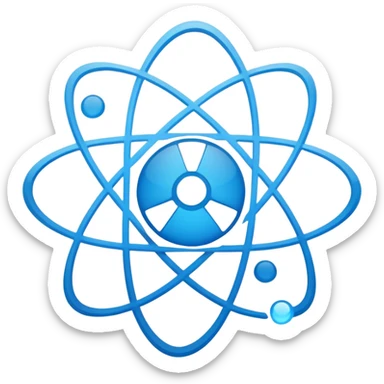 React js logo sticker