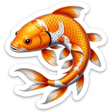 koi fish sticker