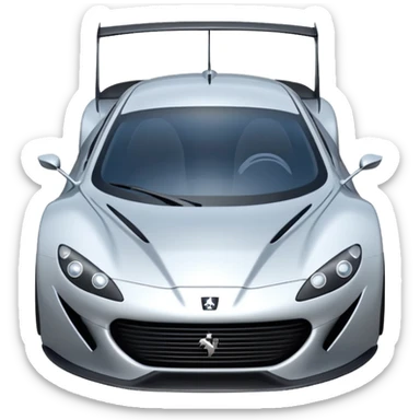 supercar 24 h du man Peugeot emoji sticker