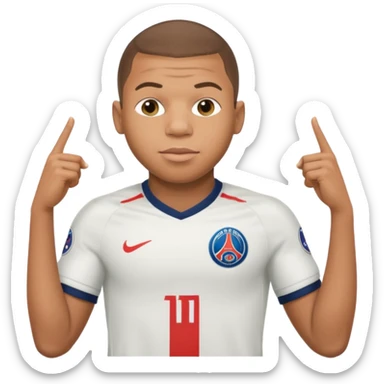 Mbappe's huge belly is bursting at the seams when it comes to PSG's kit sticker