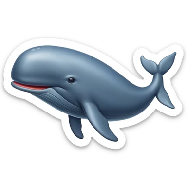 Sporting whale sticker