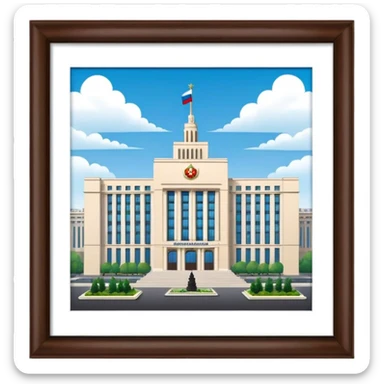 Ministry of Foreign Affairs of Russia headquarter sticker