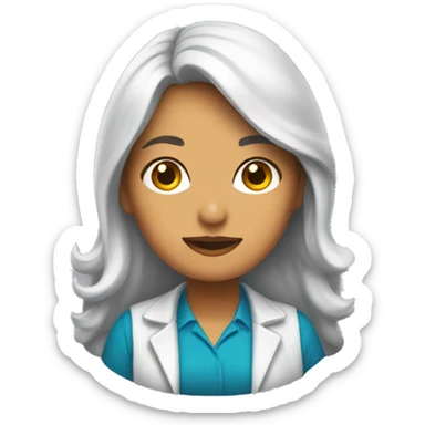 Una chica psicóloga  sticker