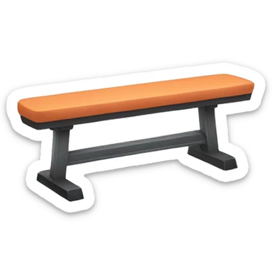 workout bench sticker