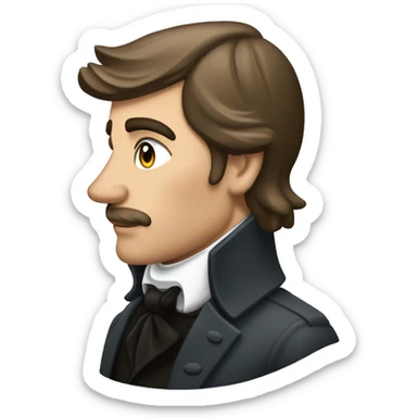 investigadr del 1800 en inglaterr sticker