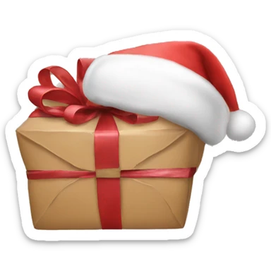 Aesthetic Christmas present sticker